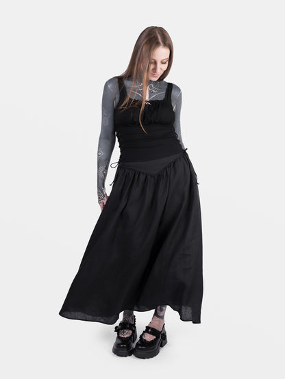 Top milkmaid z wiązaniami Vixen