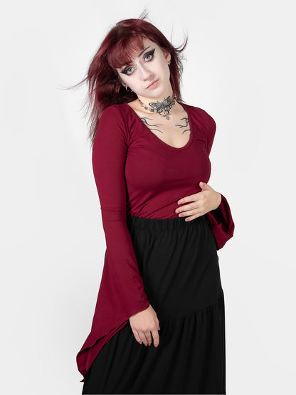 Oblivion Ruffle Midi Skirt