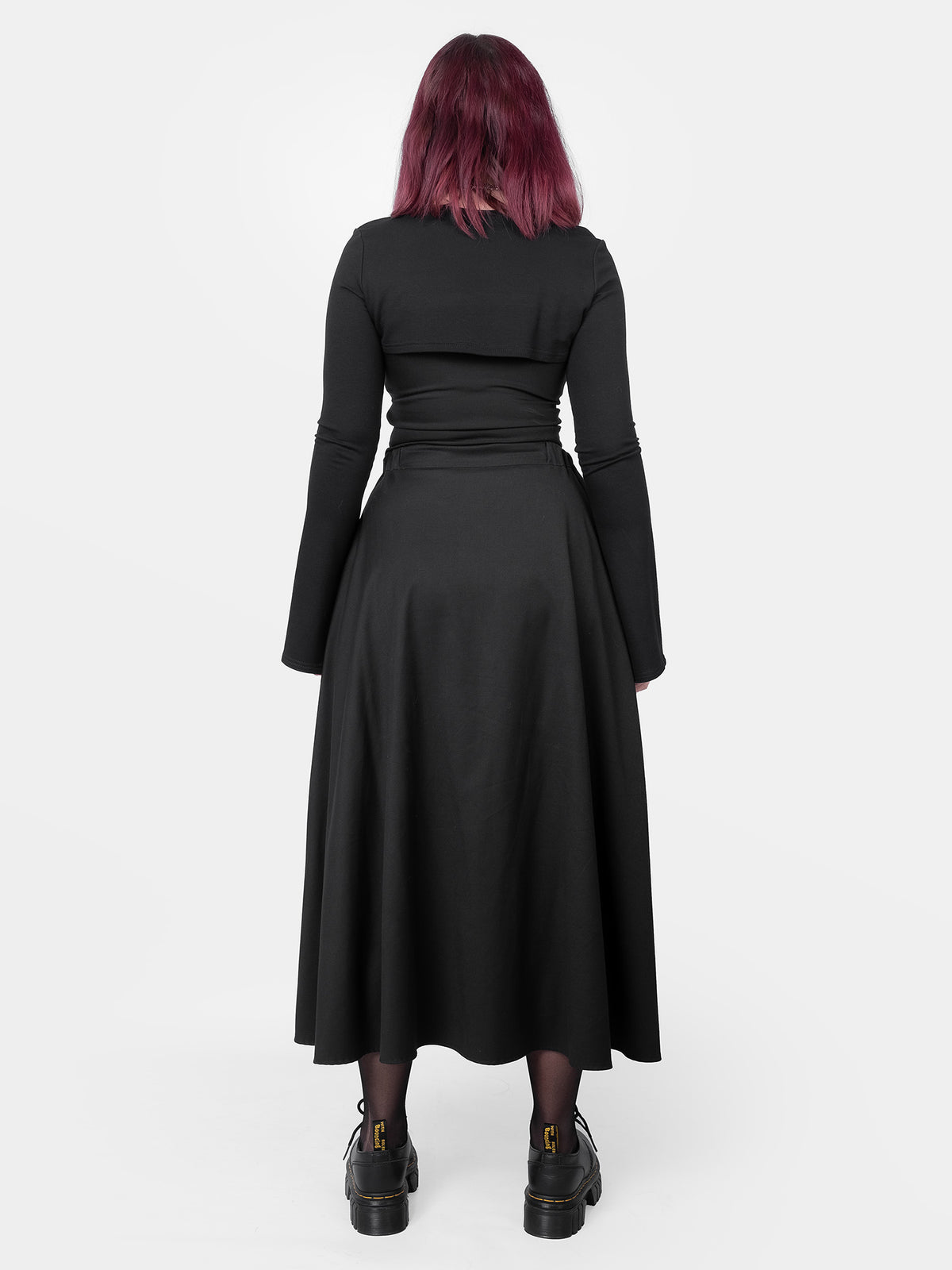 Beatrice Button Maxi Skirt
