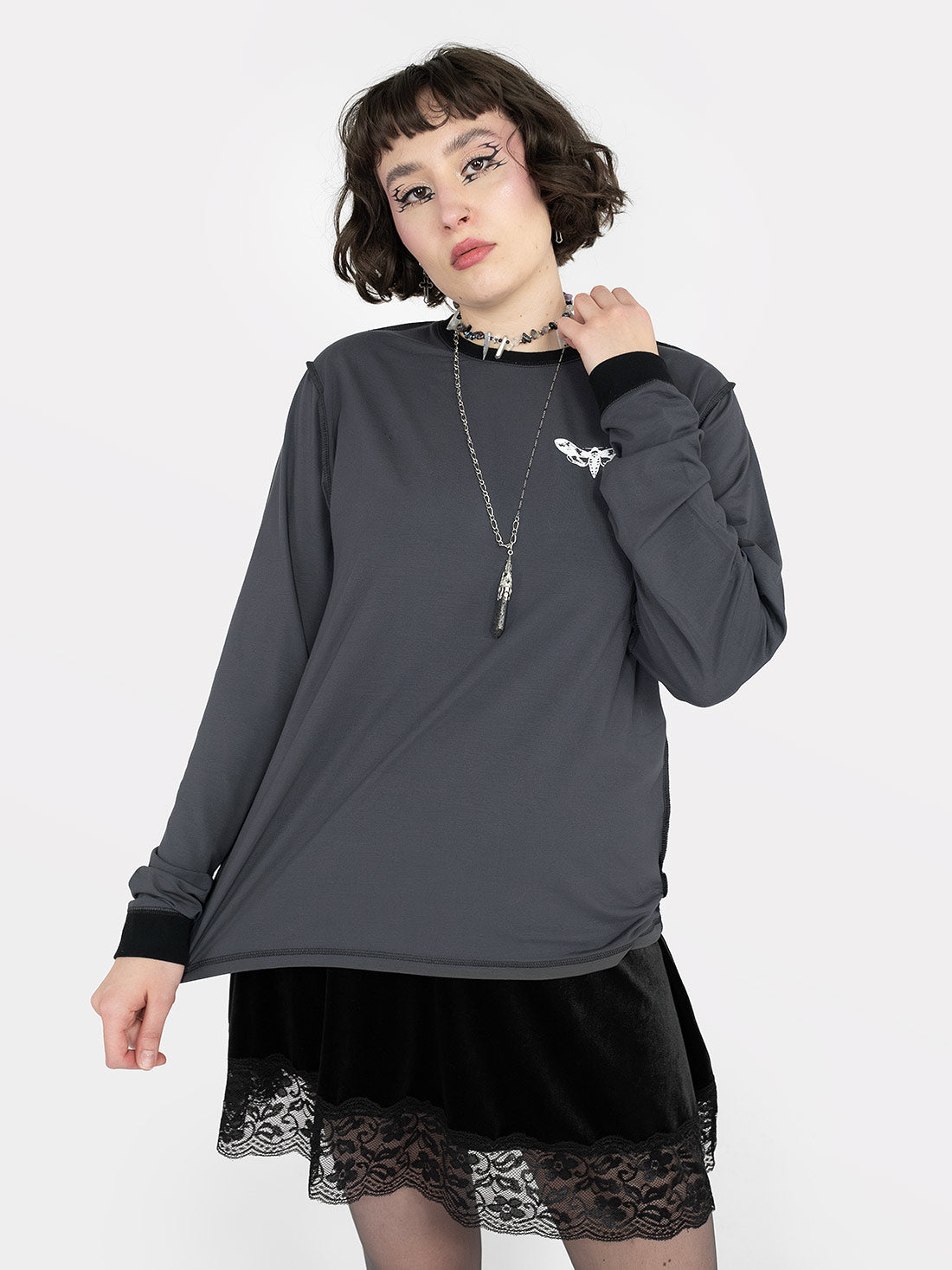 Longsleeve z ćmą Vertigo