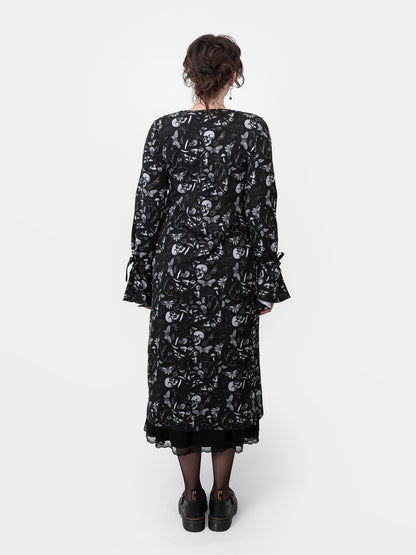 Moonveil Long Tied Cardigan 