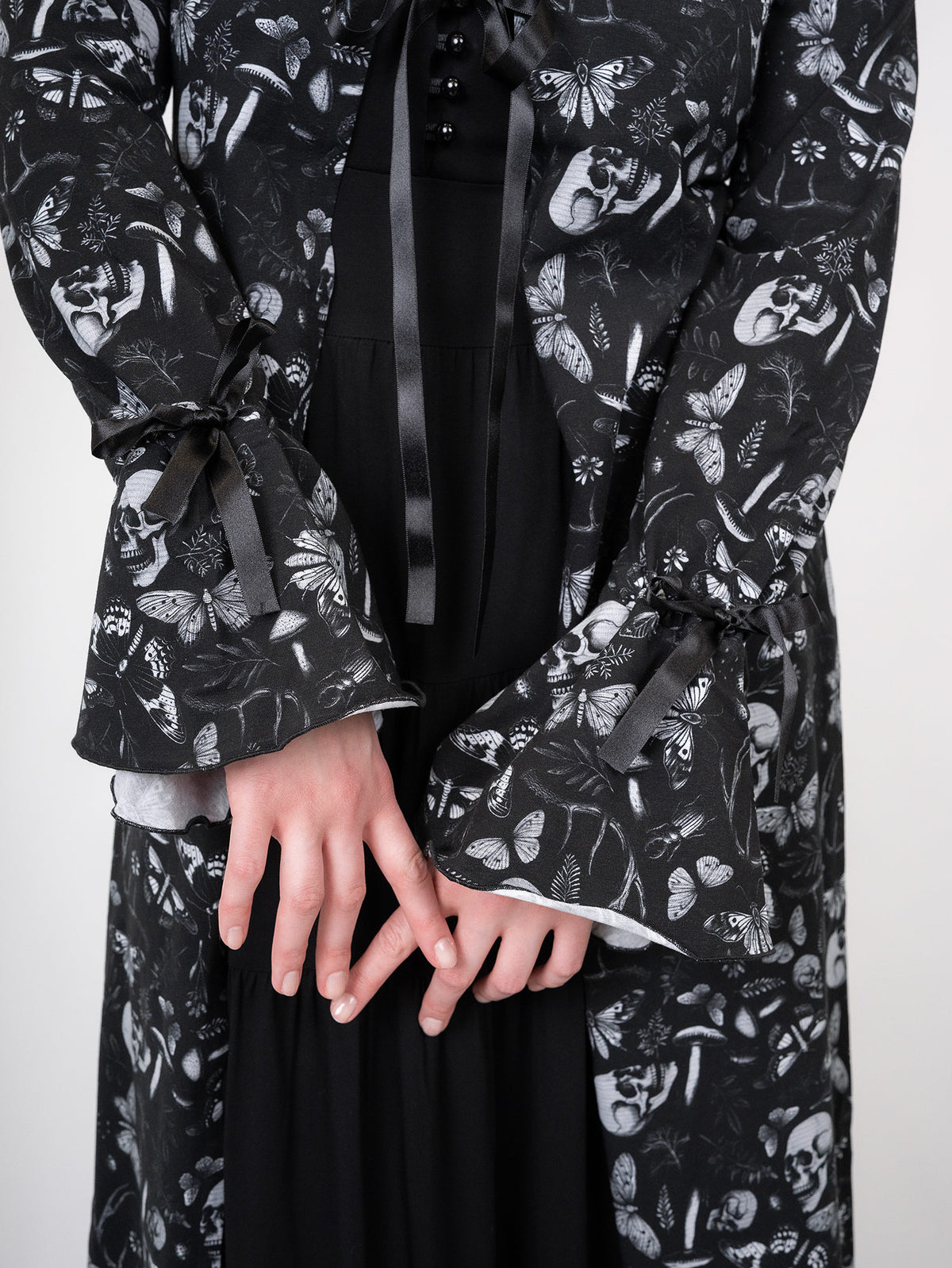 Moonveil Long Tied Cardigan 