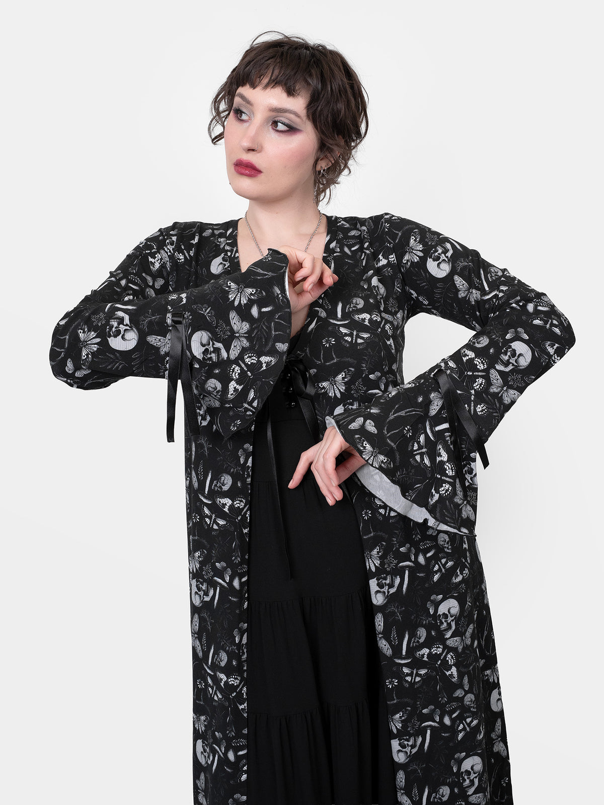 Moonveil Long Tied Cardigan 