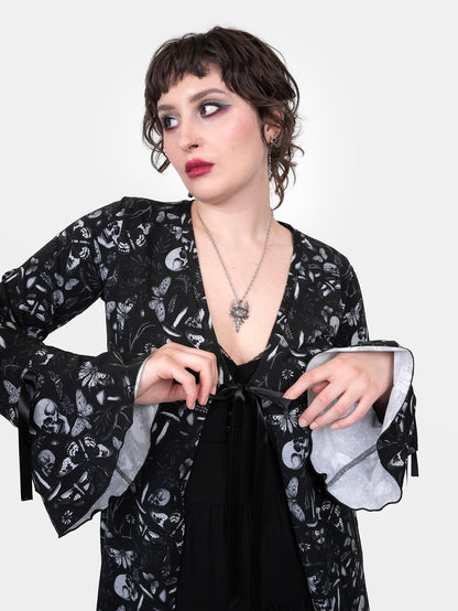 Moonveil Long Tied Cardigan 