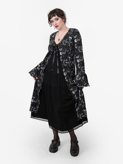 Moonveil Long Tied Cardigan 