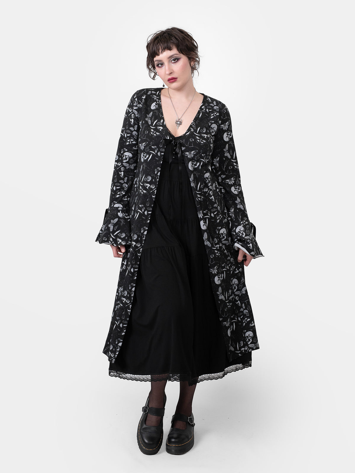 Moonveil Long Tied Cardigan 