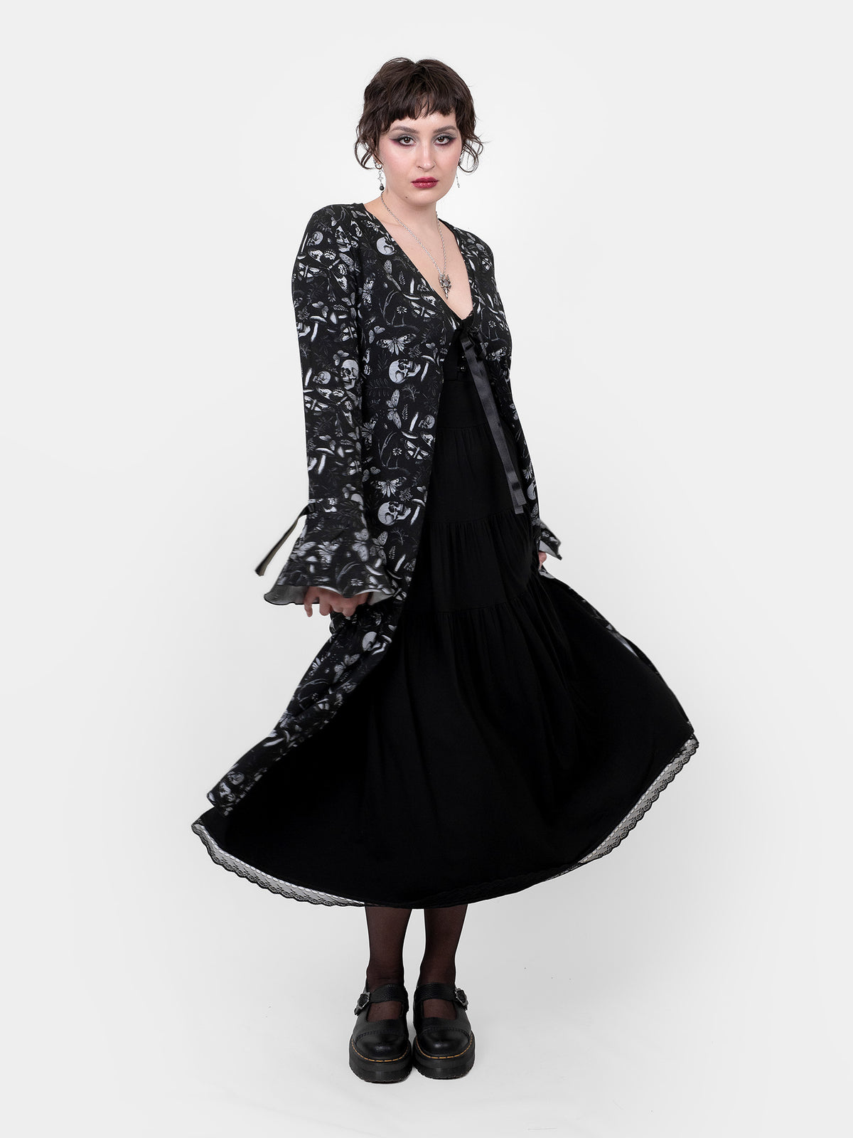 Moonveil Long Tied Cardigan 