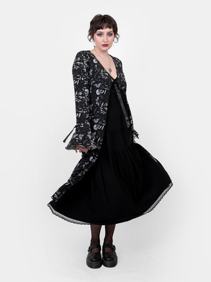 Moonveil Long Tied Cardigan 