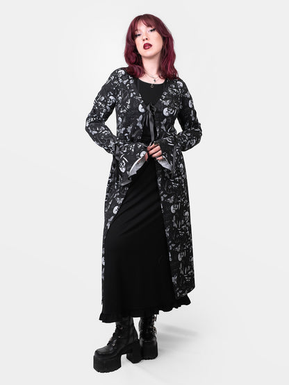Moonveil Long Tied Cardigan 