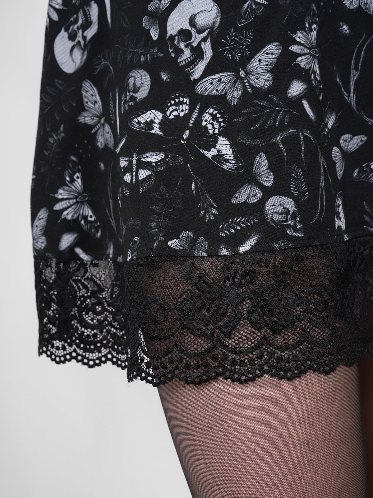 Moonveil Lace Mini Skirt