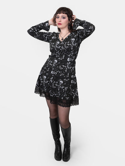 Moonveil Lace Mini Skirt