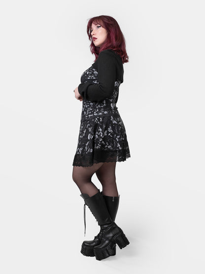 Moonveil Lace Mini Skirt