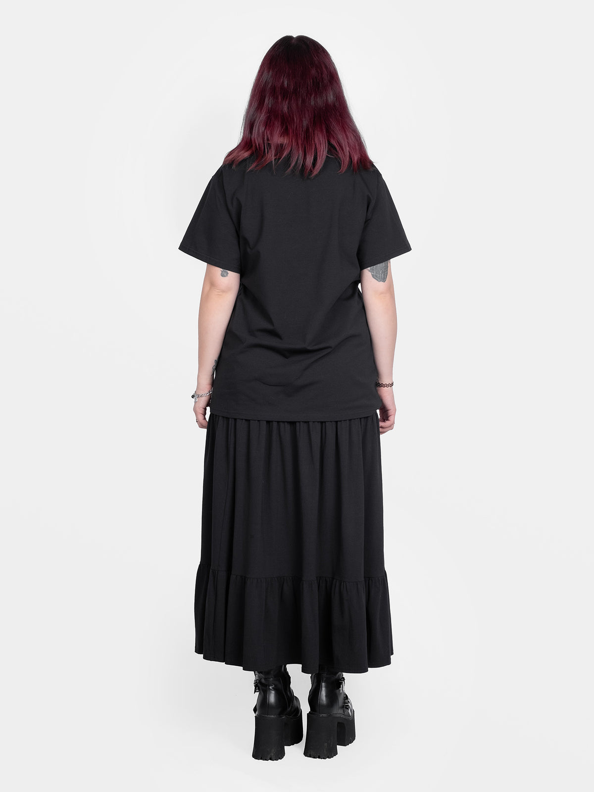 T-shirt z haftem Snapdragon