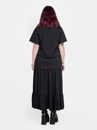 T-shirt z haftem Snapdragon