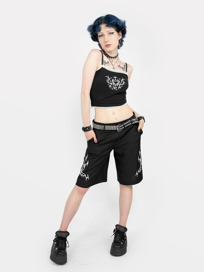Rebellion Printed Jorts