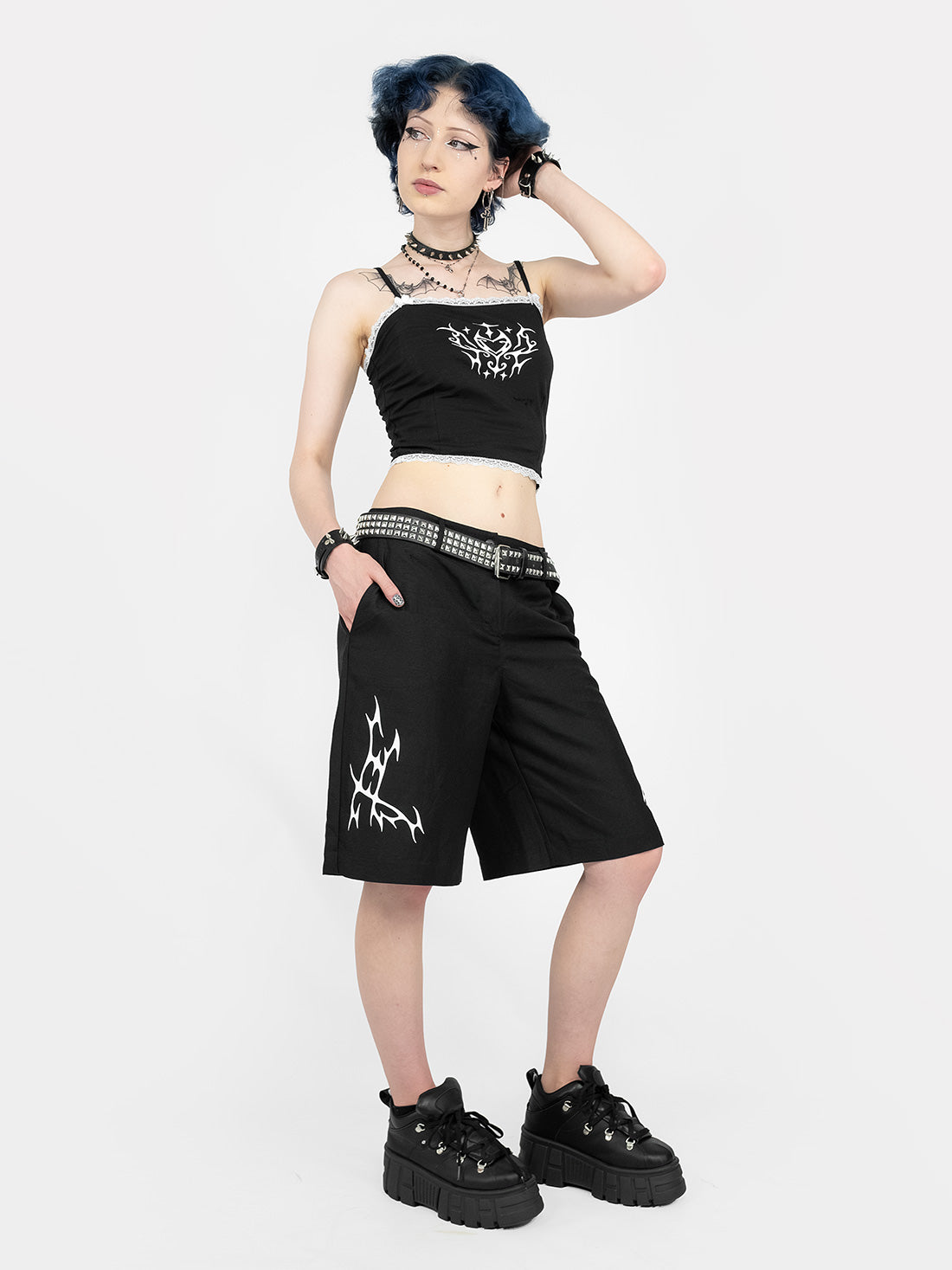 Rebellion Printed Jorts