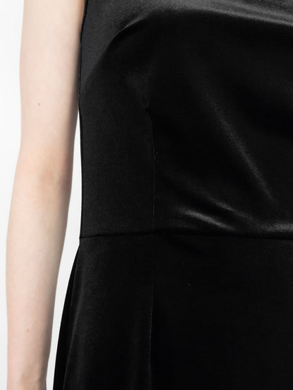 Anathema velvet strapless dress