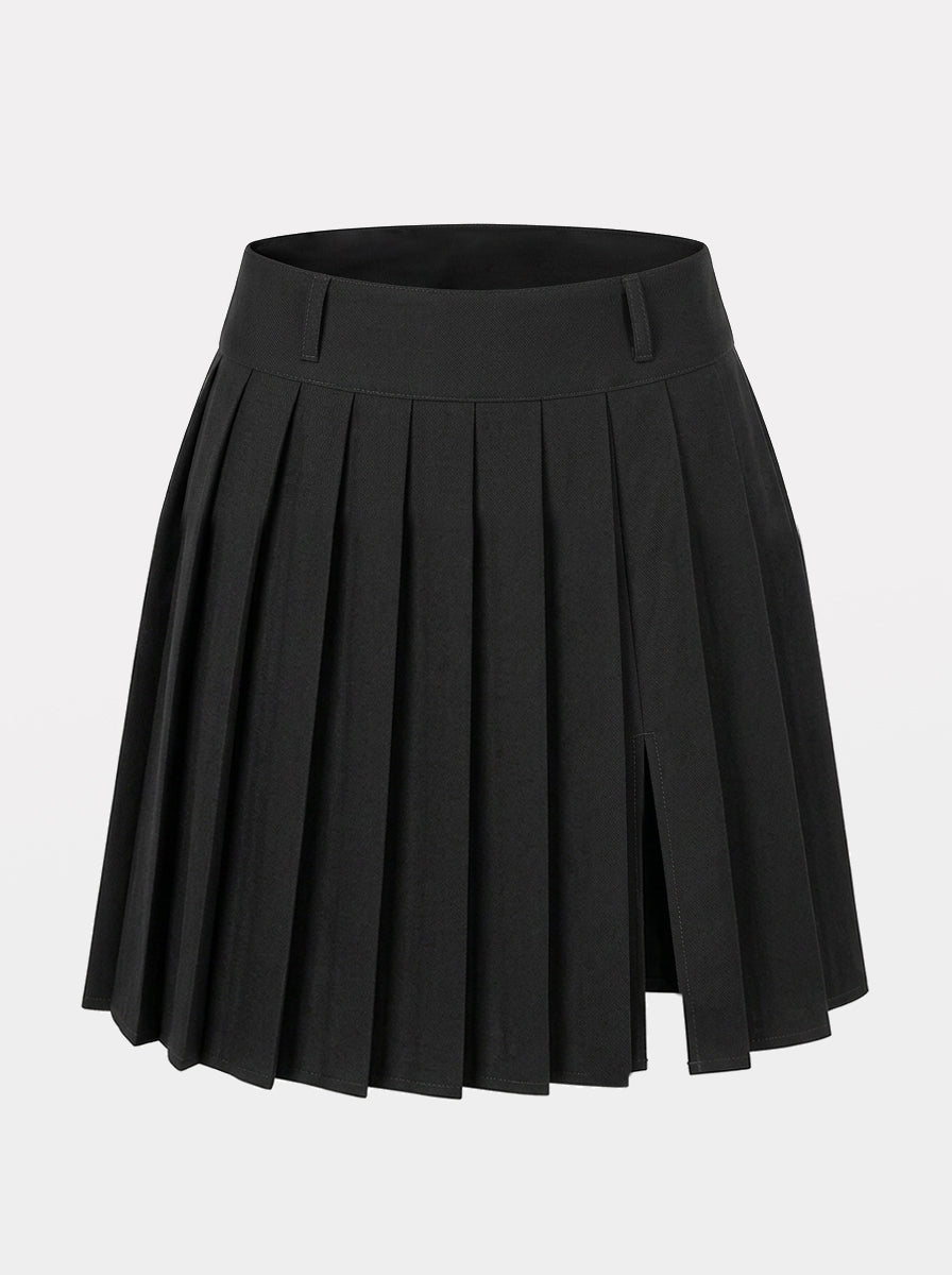 Vivi pleated skirt with pockets